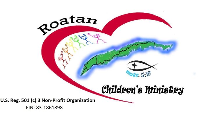 Roatan Childrens ministry logo with tax exemption and EIN 